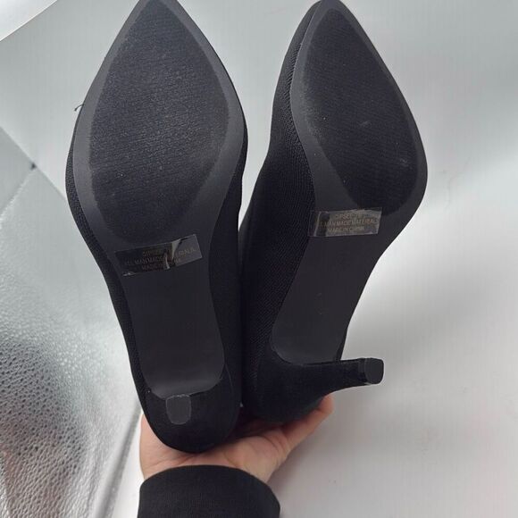 CUSHIONAIRE Women's Gipsee Stretch Knit Heel SIZE 7 BLACK NEW - Picture 7 of 7